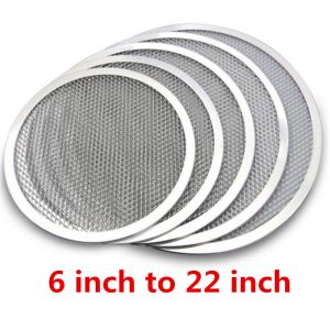 Non Stick 1.0mm Aluminium Pizza Screen 6-22inch