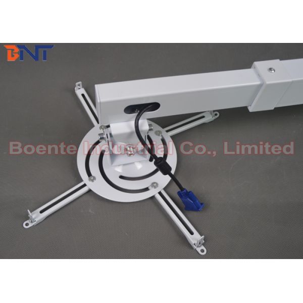 Cold Rolled Steel Retractable Short Throw FHD Projector Wall Mount Bracket 650~1200 MM Adjustable