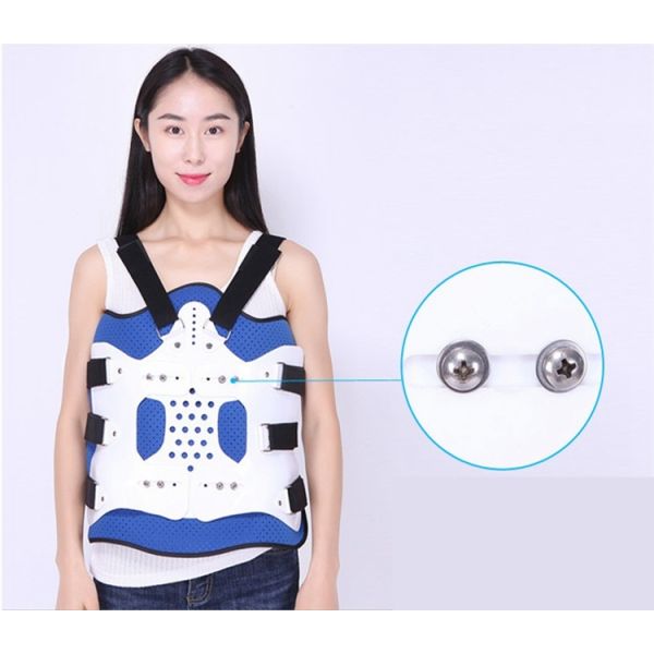 Adjustable Lumbar Support Brace Plastic Thoracolumbar Fixation Support