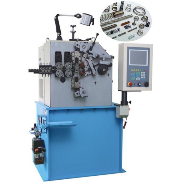 Advanced Compression Spring Maker Machine With CNC Controlled Servo Motion System