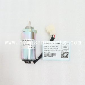 Cheap 24V Excavator Solenoid 8972091152 For 4LE2 4LE2X ZX70-3 ZX75UR-3 ZX85USB-3 for sale