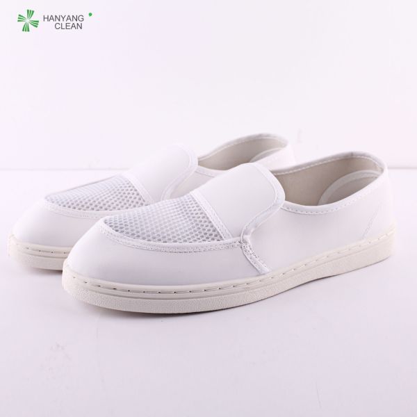 Unisex Static Dissipative Footwear , Esd White Non Slip Work Shoes For