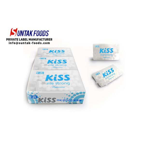 Sugar Free Peppermint Candy Healthy , Low Calorie Sugarless Hard Candy