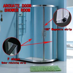 F Shape Pvc Shower Seal Strip Shower Screen Seal Replacement