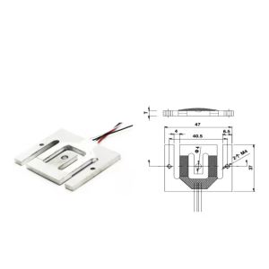Low Profile Small Baby Scales Loadcell 5kg Aluminum Alloy Construction Super Low