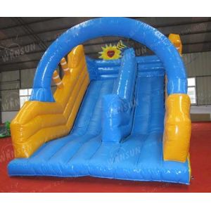 Fire Retardant Large Inflatable Dry Slide 0.5mm PVC Tarpaulin
