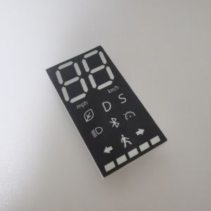 Ultra Bright White/Red Bi-Color Custom Led Display Seven Segment Led Display For