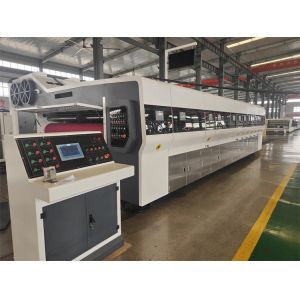 Automatic Corrugated Carton Box Making Machine with Flexo Printing Slotting