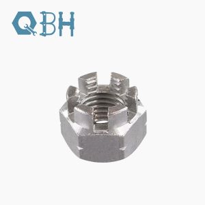 Hot Forging Hex Slotted Nuts DIN935 DIN937 DIN979