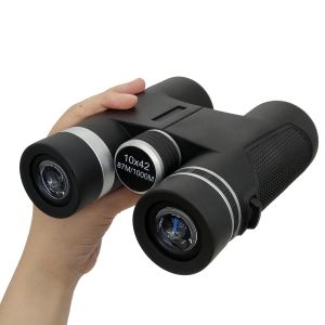Outdoor Large Eyepiece 10X42 Binoculars Telescope With Silver Focus Handwheel