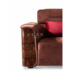 Luxury Modern Design 7 Seater Nubuck Leather Sofa Set W006SF1A