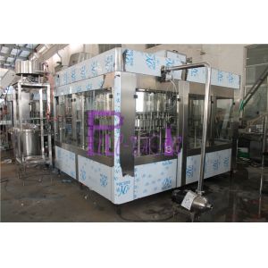 Flange Aspetic Filling And Sealing Machine Stainless Steel Double Cap System