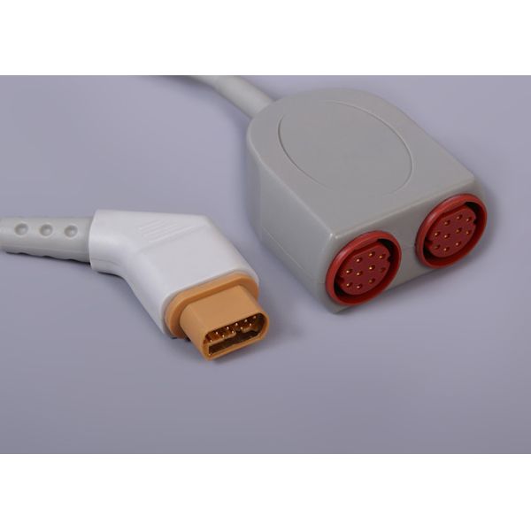 Quality IBP converter cable used for converting a Drager IBP connector to dual simens 10pin connector  adapter cable wholesale