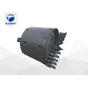 ISO9001 Conical Soil Bucket Flat Teeth Bfz70 Conical Clay Bucket