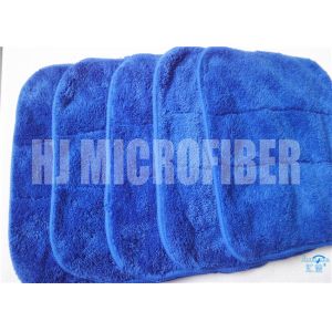 Super Absorbency Blue Color Hand Towel Mixrofiber Coral Fleece Towel For Kitchen