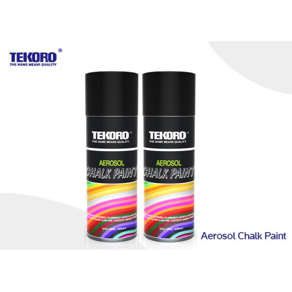 High Covering Aerosol Chalk Paint , Marking Spray Paint Available In Various