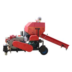 Fully Automatic Round Farm Silage Baler And Packing Machine For Farm
