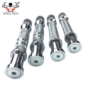 Steel Pro Style Dumbbells , Standard Dumbbell Bar With Chromed Handles