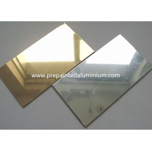 China High Performance Aluminum Mirror Sheet With Laminate / Polished / Anodized Treatment on sale