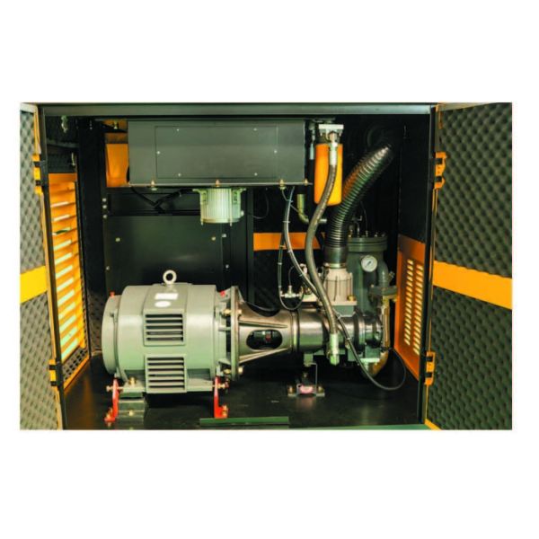 22kw 30hp Oil Injected Rotary Screw Compressor Stationary Installation Type