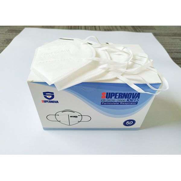 Quality Dust Proof  KN95 Foldable Dust Face Masks Elastic Ear Loops Smooth Breathing wholesale