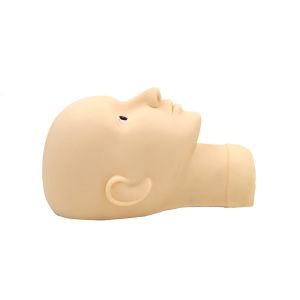 Semi PMU Practice Open Eyes Model Head Artificial Rubber , Practice Face For