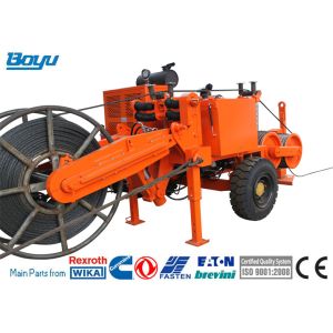 Cheap 77kw 103hp Transmission Line Stringing Equipment Hydraulic Puller Cummins Engine for sale