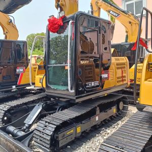 SANY SY95C Used Excavator 2016 in Good Condition with Original Design and Rubber