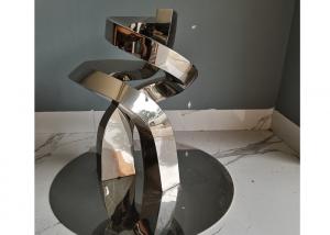 Cheap ODM Interior Decoration Mirror Polished Stainless Steel Sculpture for sale