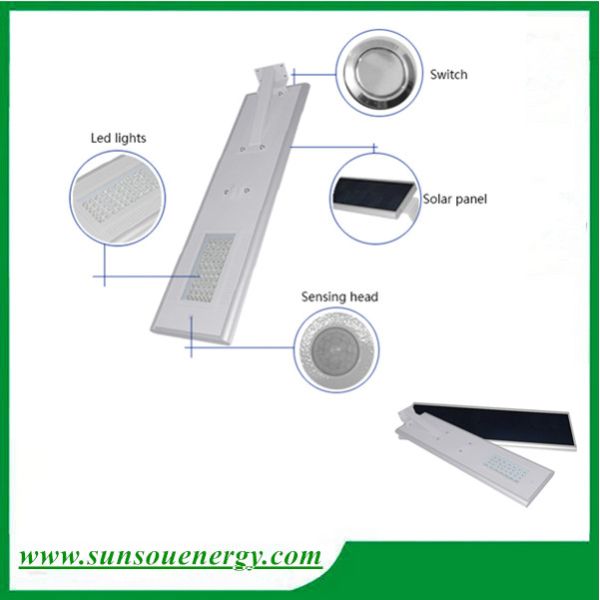 Quality Easy installation all-in-one solar street light 30w / integrated solar led street light for hot sale wholesale