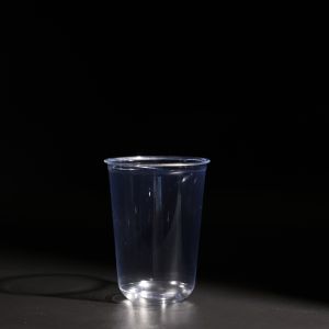 Food Grade Plastic Cups PET Material Printing With Lid For Juice