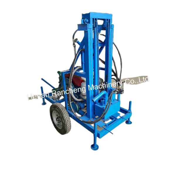 Quality Powerful Portable Water Well Drilling Machine for 150m Drilling Depth and 450mm Diameter wholesale