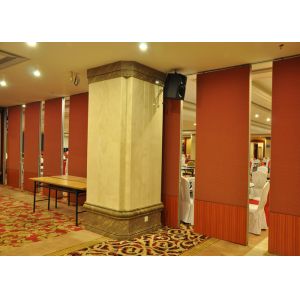 MDF + Aluminum Sound Proofing Movable Folding Internal Doors for Banquet Hall