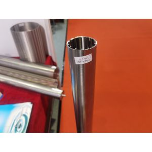 Pure Round 80 Micron Wedge Wire Screen Pipe For Mechanical Filtration Equipment