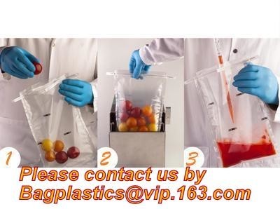 TWIRLEM BAG, STERILE BAG, STOMACHER OPEN TOP BAG, FILTERED BAGS, FILTER BAG,