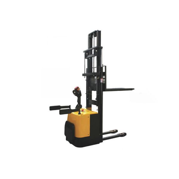 Quality Double Lift Cylinder High Lift Pallet Stacker 3500mm Lifting Height Safe Operation wholesale