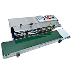 Continuous Band Vertical Sealing Machine With Solid Ink Roll Wheel FRD-1000