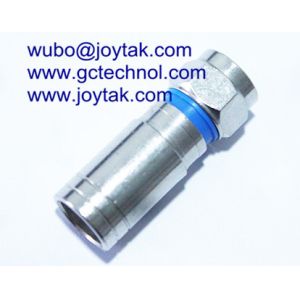 F Compression Connector F Plug waterproof connector Universal For RG6 Coax Cable