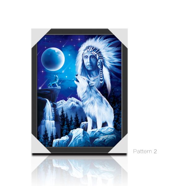 Waterproof Three Way Flip Tiger 3D Lenticular Images Eco - Friendly