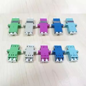 Factory FTTH water blue LCD duplex adapter coupler flange duplex LCD fiber optic