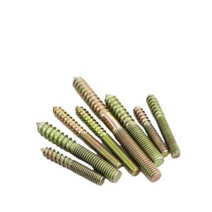 DIN Standard 304 Photovoltaic Hanger Wood Screws with Double-Head Pointed Design