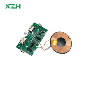 Double-Sided Green LPI Solder Mask PCBA Assembly for Power Bank Wireless