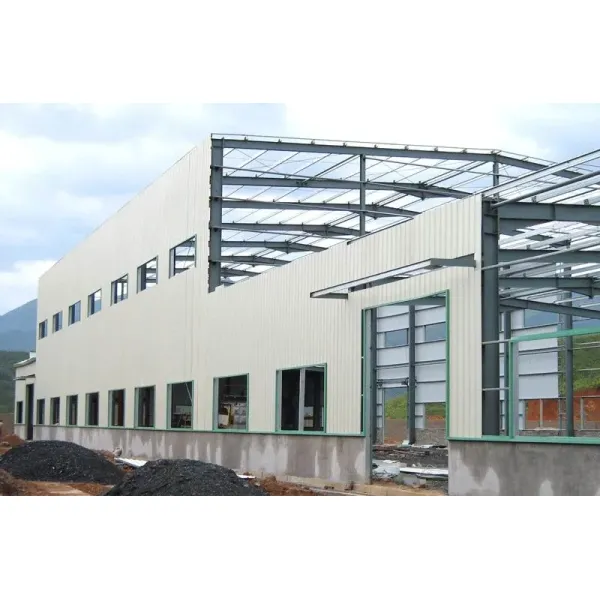 Prefabricated Light Frame Construction Fabrication Metal Steel Structure Commercial Logistics Warehouse