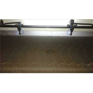 Two Heads Laser Cutting Machine Stuffed Plush Toys Teddy Bear Automatic Feeding