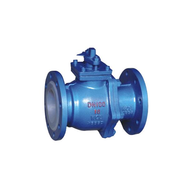 Stainless steel lined fluorine ball valve (CFQF-24)