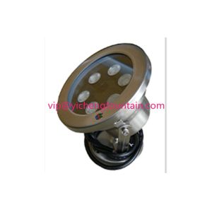 6W 12W 18W Led Underwater Fountain Lights IP68 Stand Type For Dancing Water