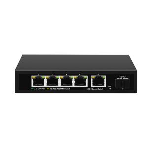 5 Port 2.5G Ethernet Switch 10G Fiber Uplink Unmanaged Auto-Sensing Network