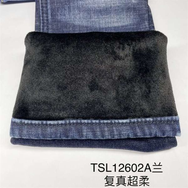 Quality ODM Lined Stretchable 16 Oz Denim Fabric For Winter wholesale
