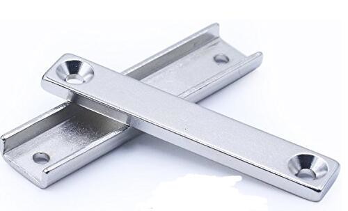 Rectangular Ring Shape Neodymium Countersunk Magnet with Nickel Plated
