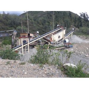 High Frequency 4 Deck Vibrating Screen Machine 60 TPH Industrial